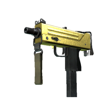 Souvenir MAC-10 | Gold Brick (Field-Tested)